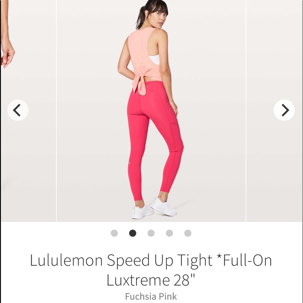 ❤️Lululemon Fuchsia Pink RARE Speed Up ❤️
